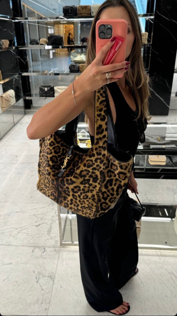 Cheetah Y Tote *Instock*