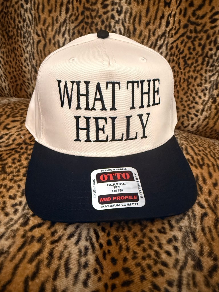 *instock* Embroidered What The Helly Hat