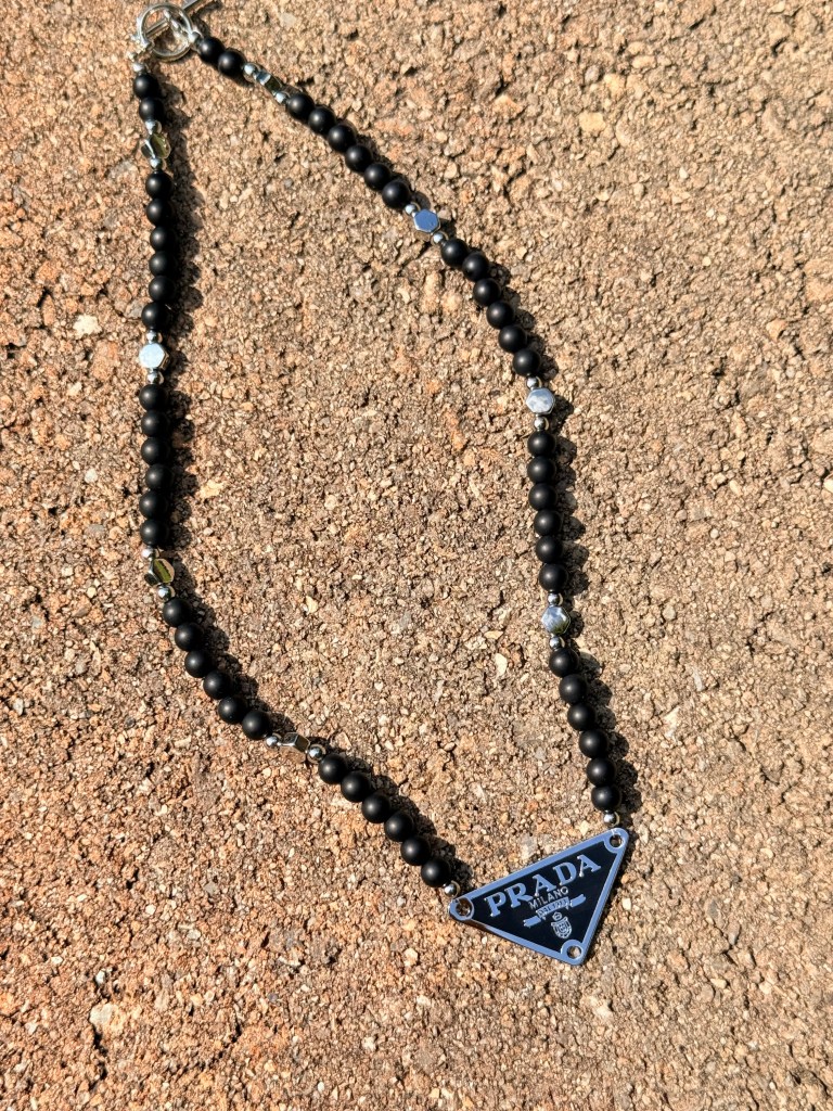 *Instock* Black Pra Necklace