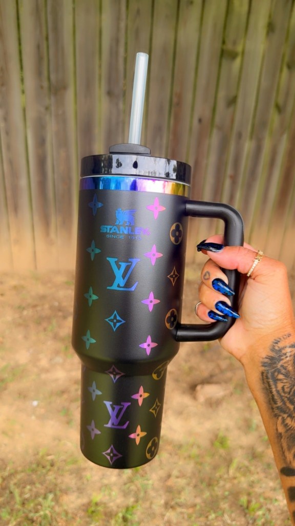 *instock* Black Engraved Cup