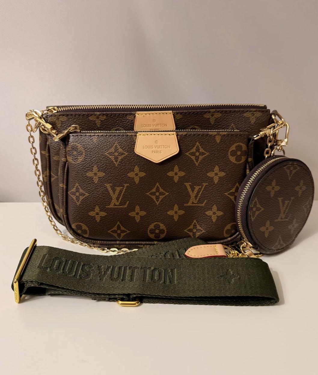 *preorder* Green Strap Crossbody